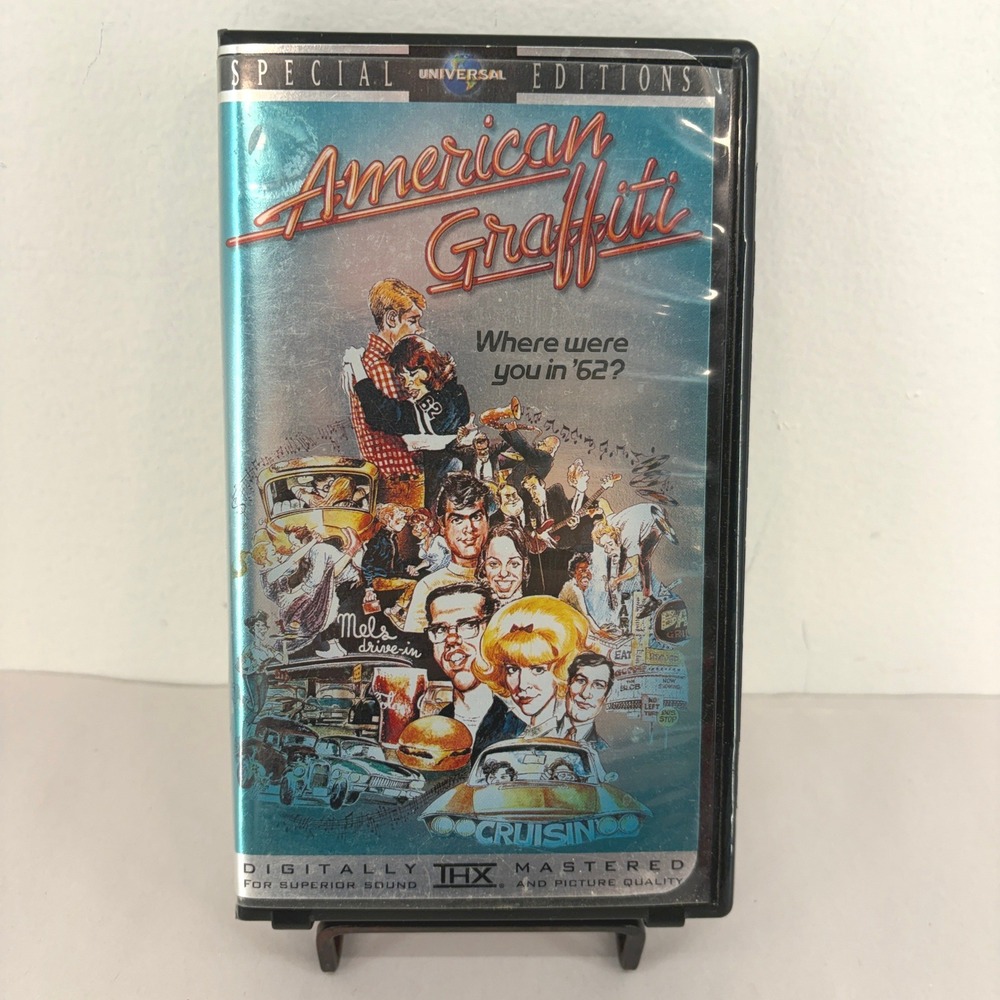 American Graffiti VHS Special Edition THX Digitally Mastered Lucas Clamshell